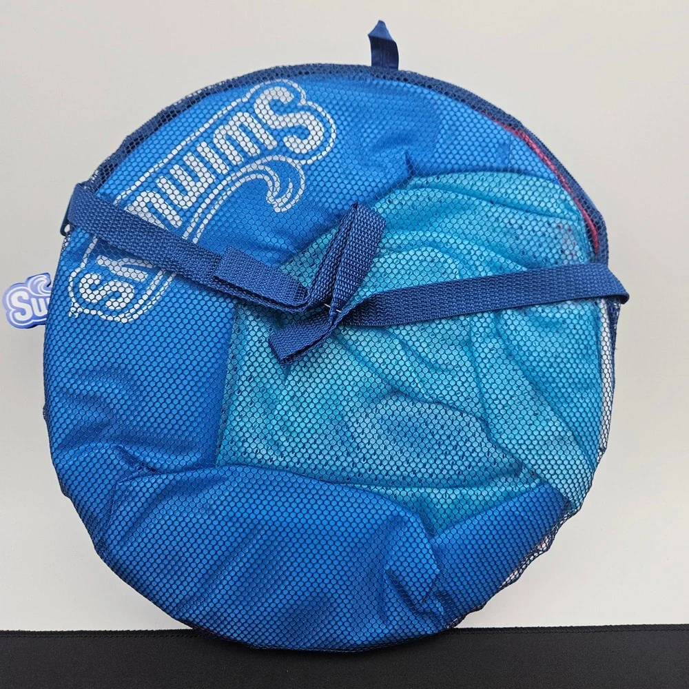 Swimways Premium Springfloat Papasan Floating‎ Pool Lounger w/ Bag 35x35 in. New